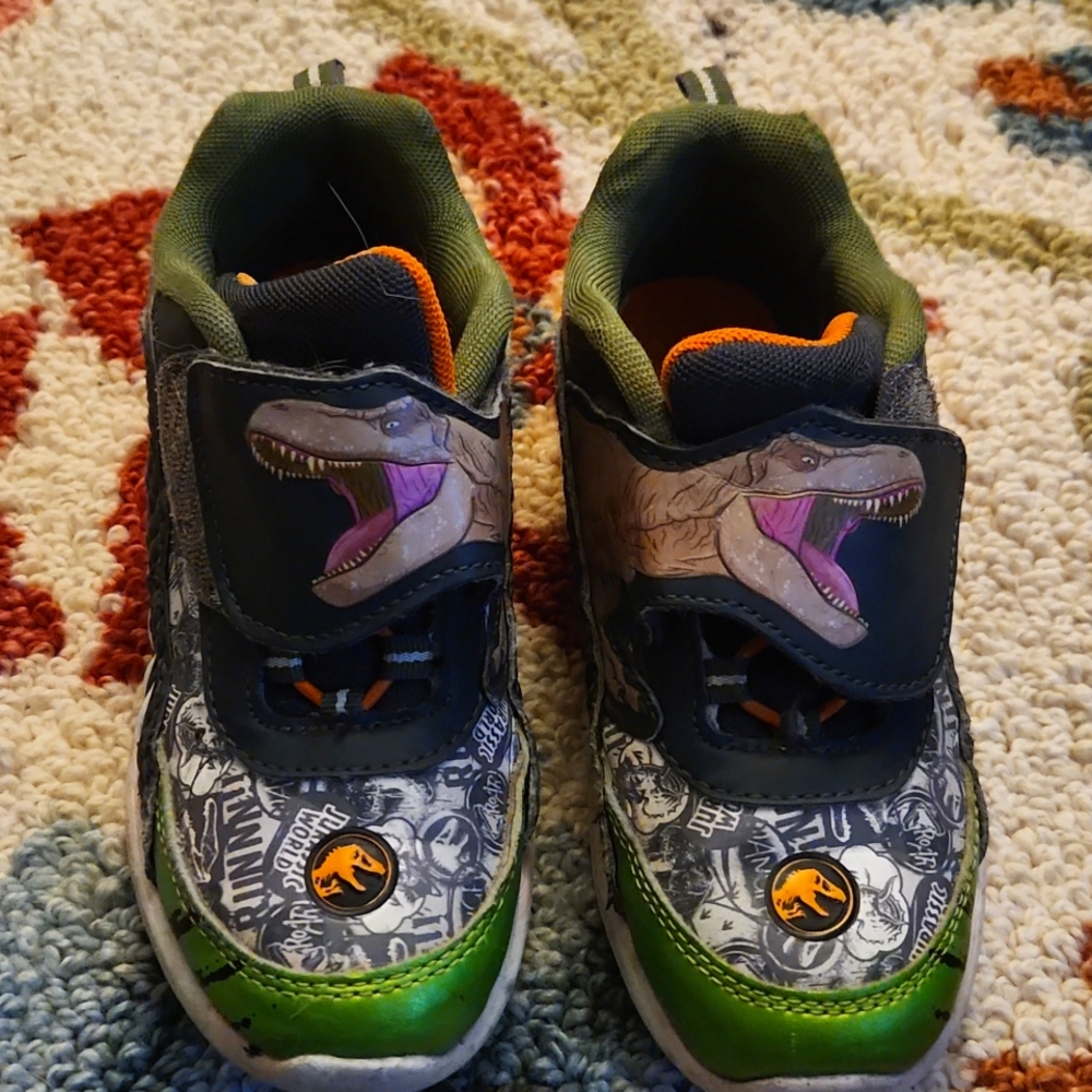 Jurassic World Kid's Size 13 Sneakers